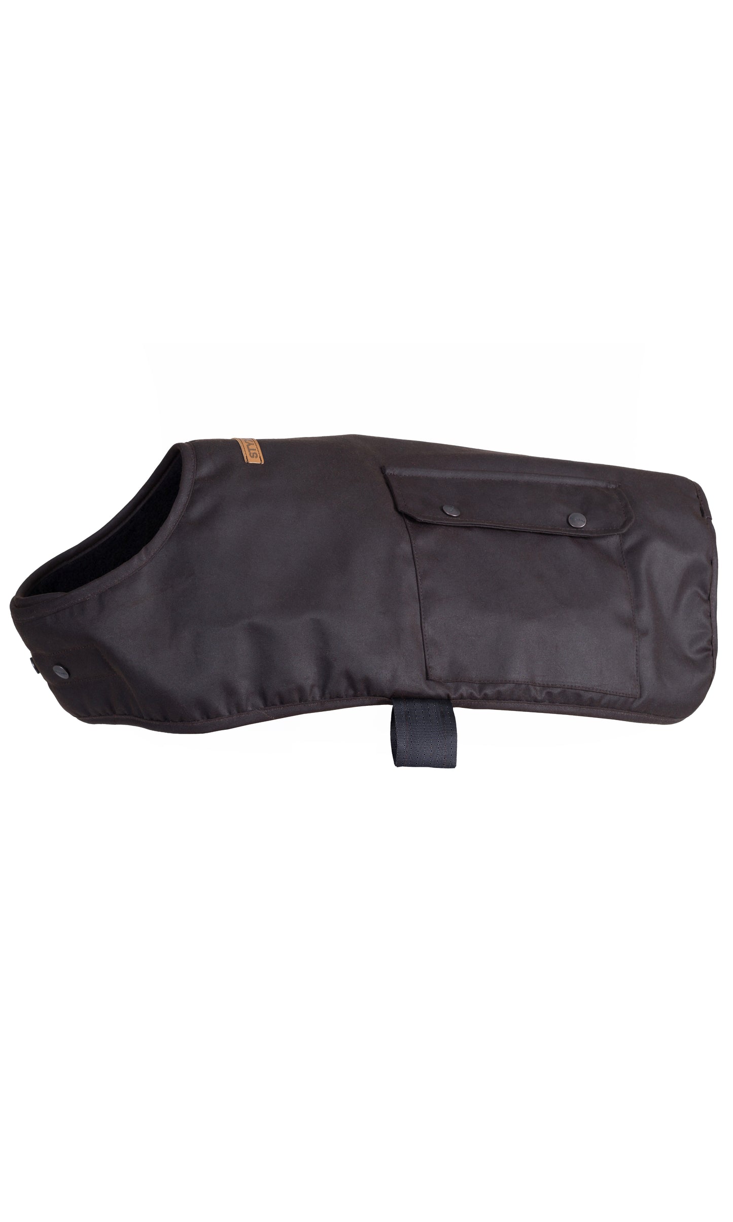  Brown Fur Lined Dog Coat
