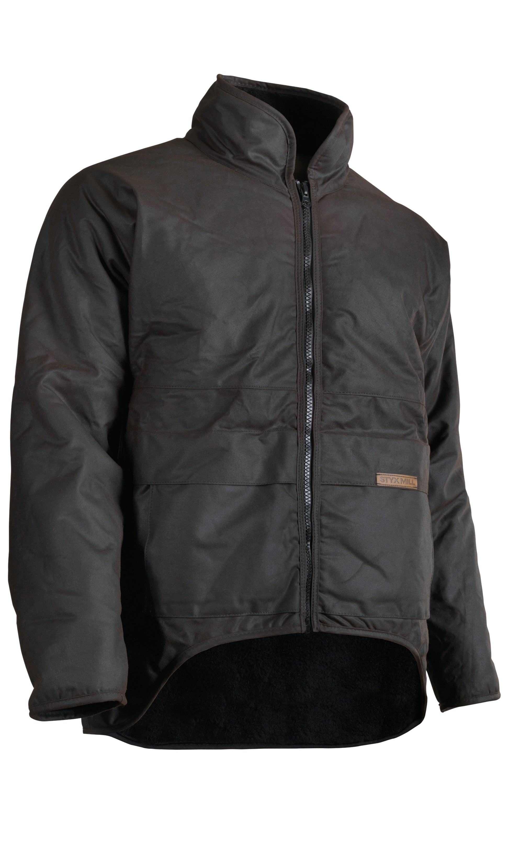 Brown Long Sleeve Coat